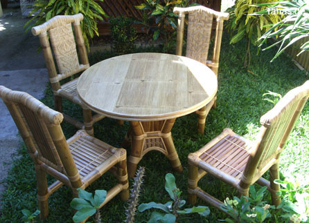 #sliderpart4 Runde Bambustische